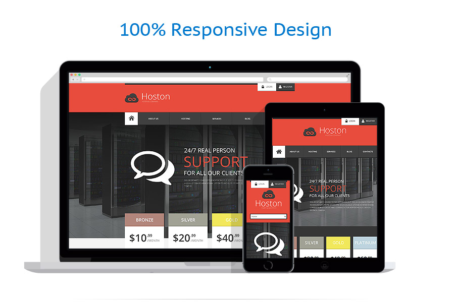 Sablon responsive de | Gazduire
 | ID: 830