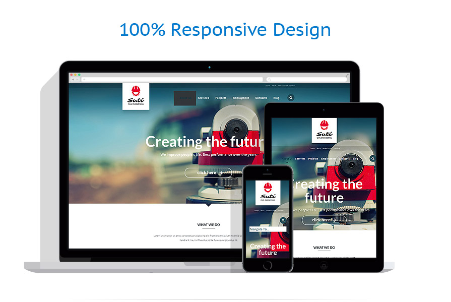 Sablon responsive de | Industrial
 | ID: 835