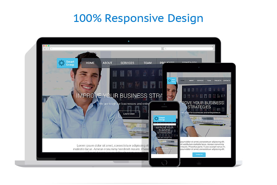 Sablon responsive de | Business
 | ID: 864