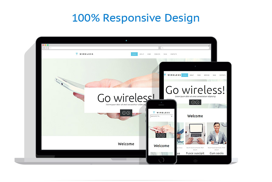 Sablon responsive de | Internet
 | ID: 867