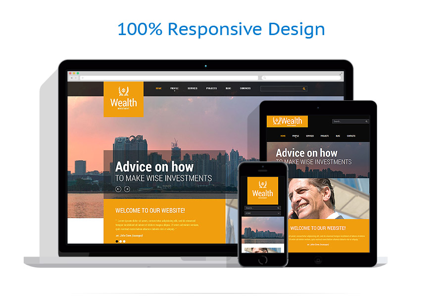 Sablon responsive de | Business
 | ID: 878