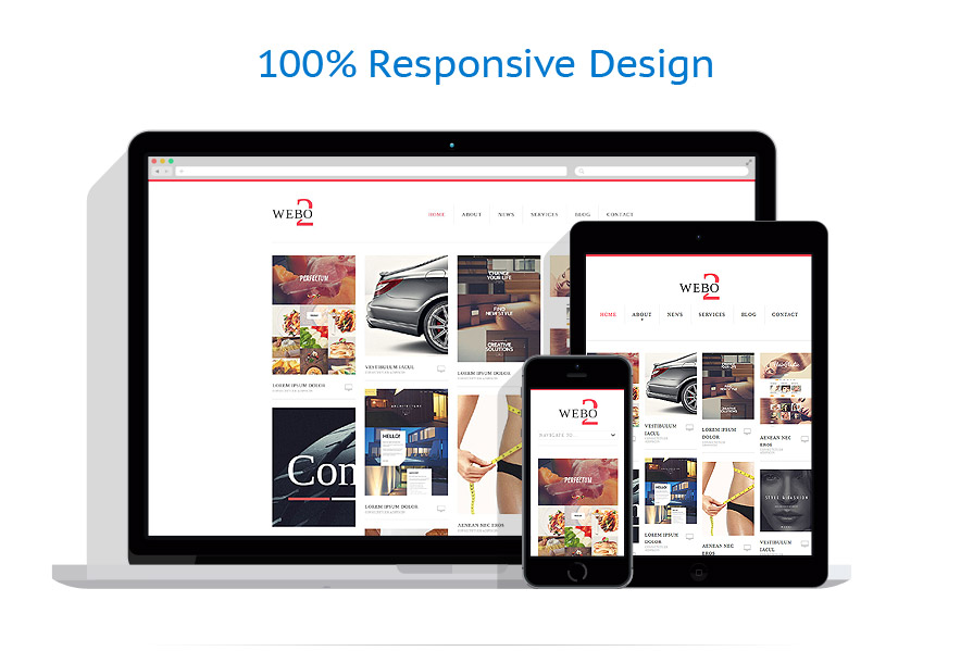 Sablon responsive de | Web design
 | ID: 882