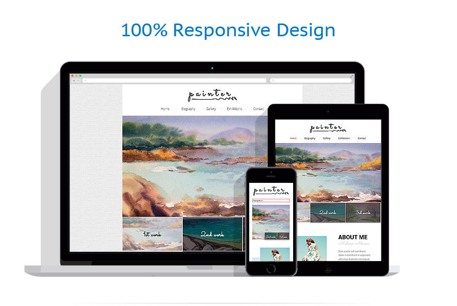 Sablon responsive de | Pagini Personale
 | ID: 886