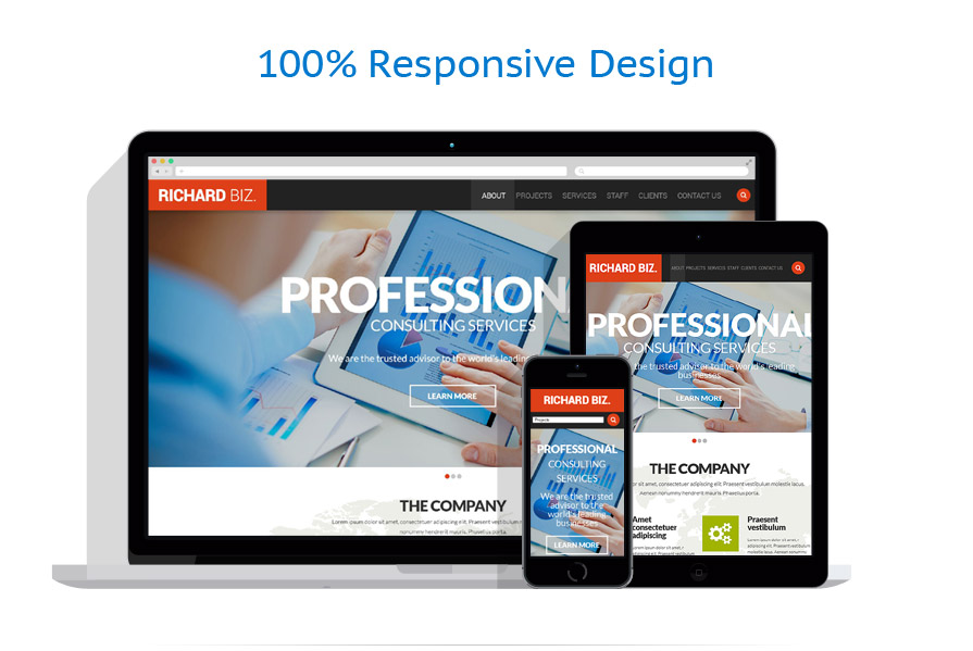 Sablon responsive de | Business
 | ID: 888