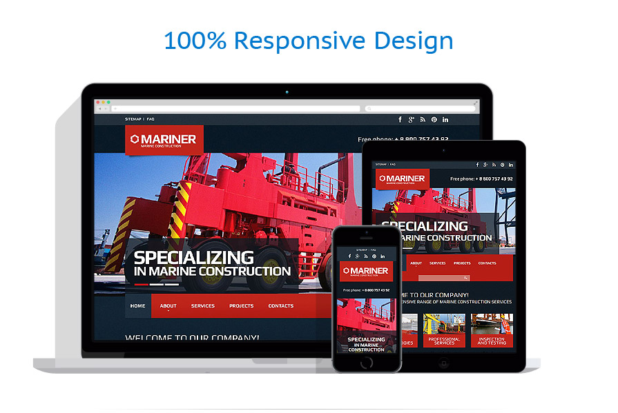 Sablon responsive de | Industrial
 | ID: 901