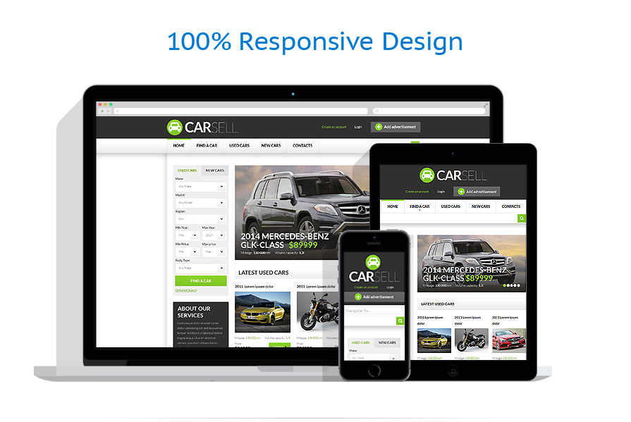 Sablon responsive de | Masini
 | ID: 906