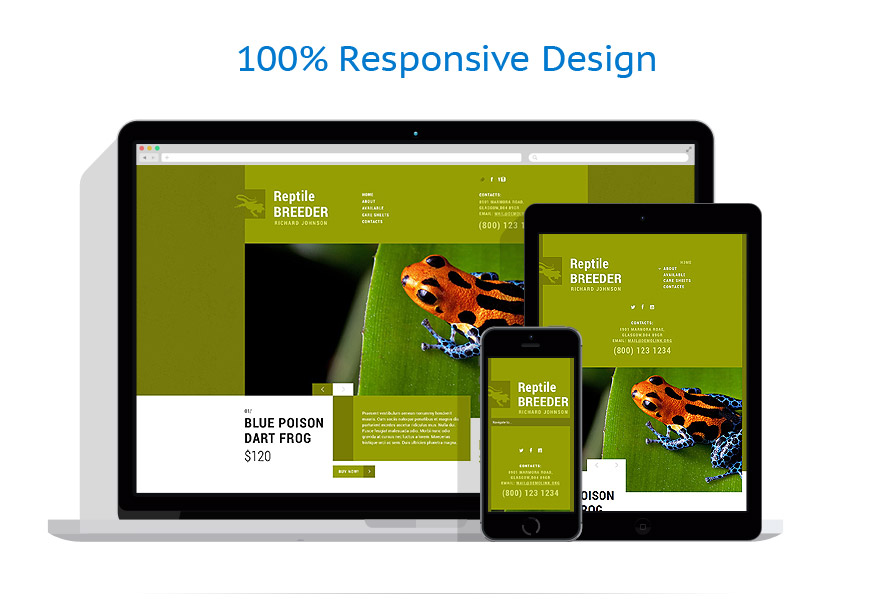 Sablon responsive de | Animale | ID: 907