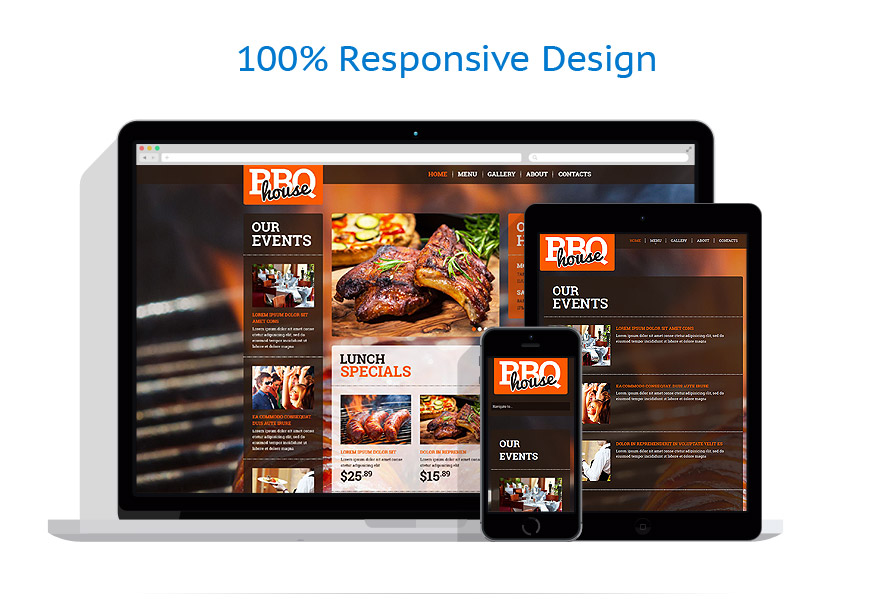 Sablon responsive de | Cafenele & Restaurante
 | ID: 918