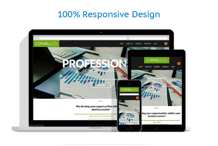 Sablon responsive de | Business
 | ID: 920