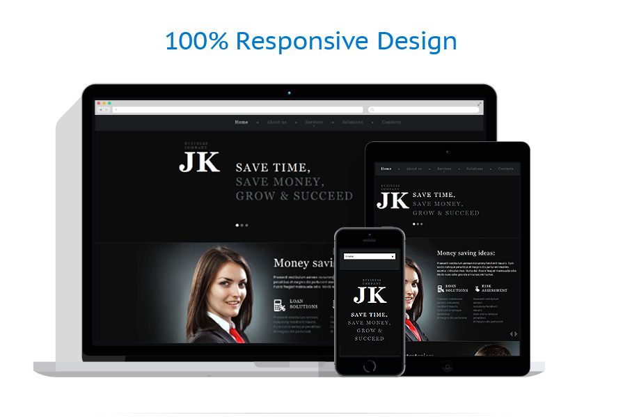 Sablon responsive de | Business
 | ID: 929