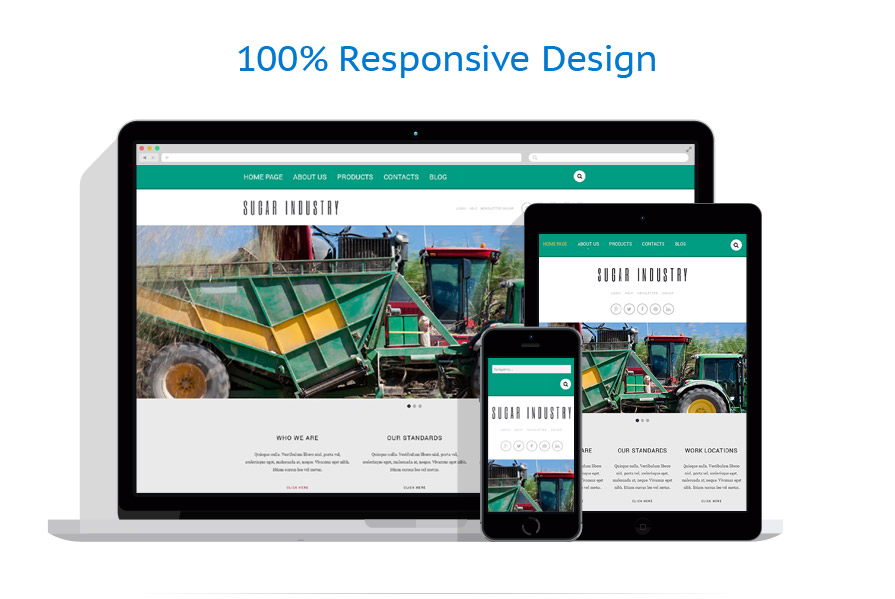 Sablon responsive de | Agricultura
 | ID: 934