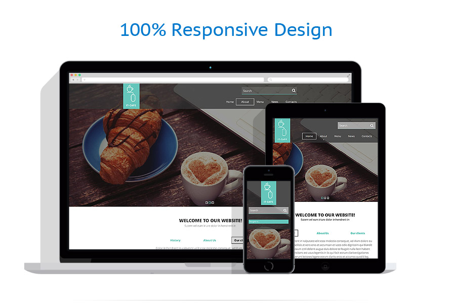 Sablon responsive de | Cafenele & Restaurante
 | ID: 936