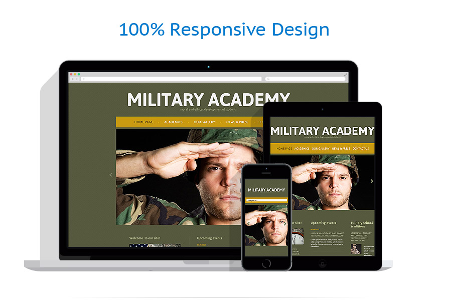 Sablon responsive de | Militar
 | ID: 950