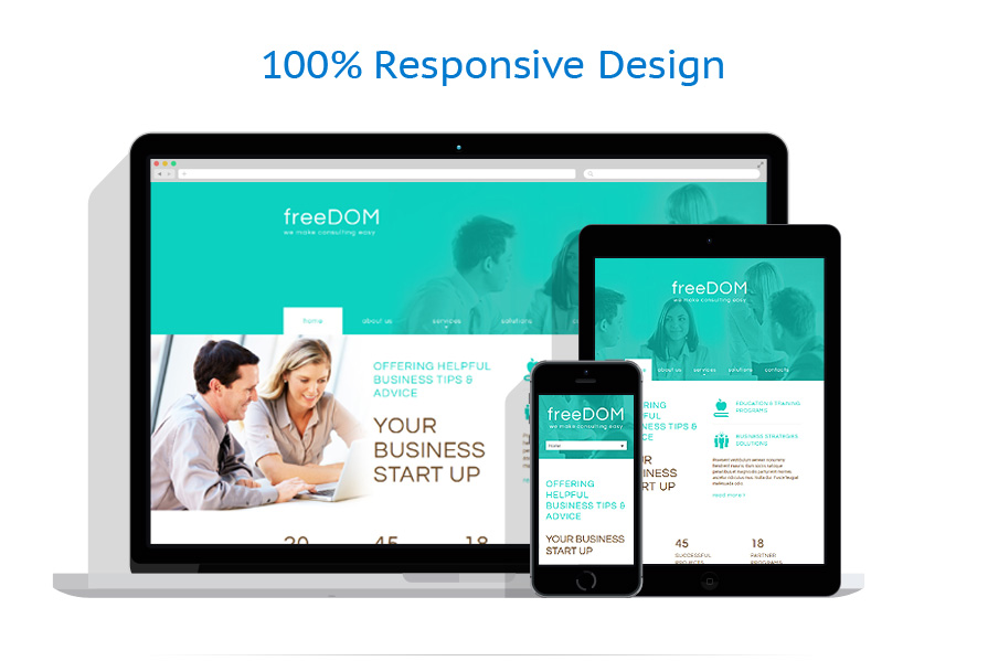 Sablon responsive de | Business
 | ID: 955