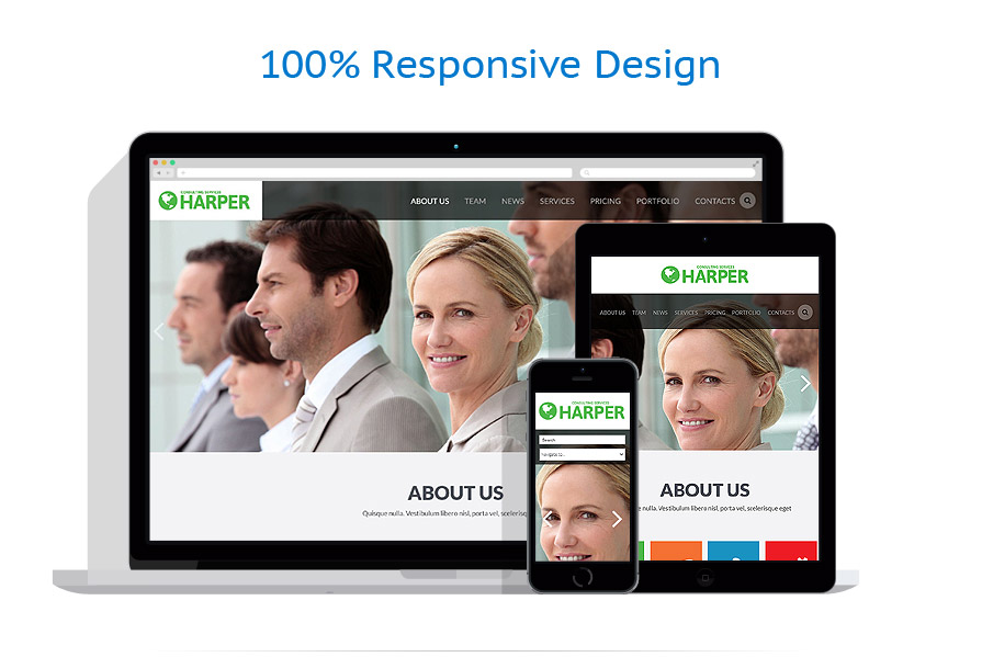 Sablon responsive de | Business
 | ID: 957