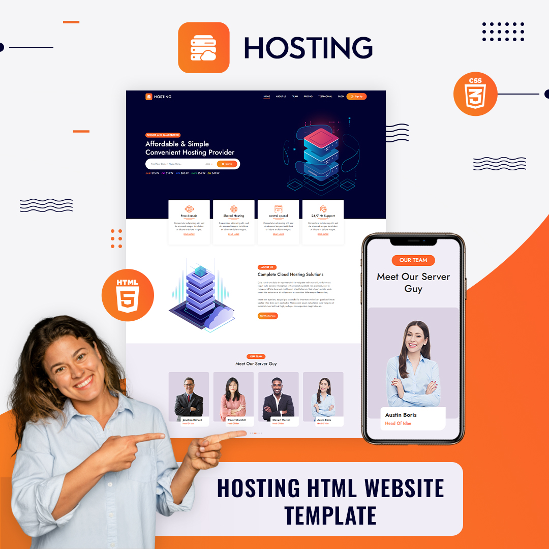  template | Hosting
 | ID: 9617