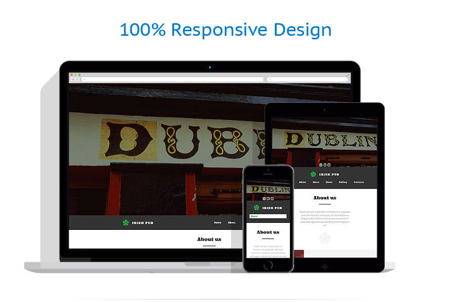  responsive template | Brewery Templates
 | ID: 964