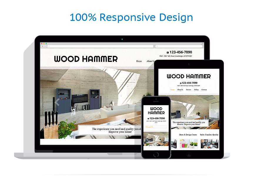 Sablon responsive de | Design Interior & Mobila
 | ID: 967