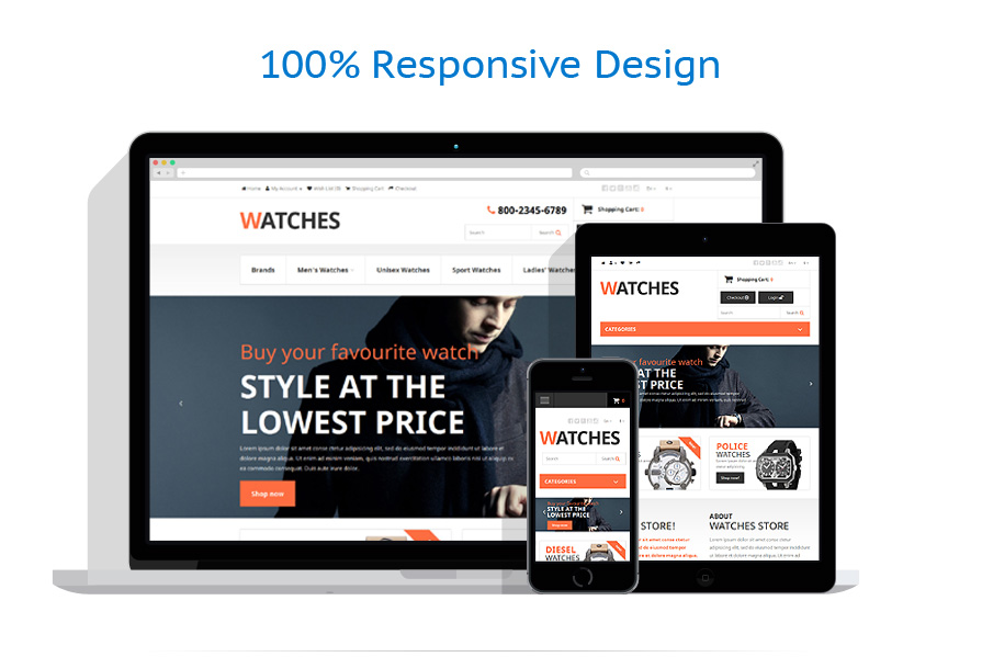 Sablon responsive de | Moda
 | ID: 972