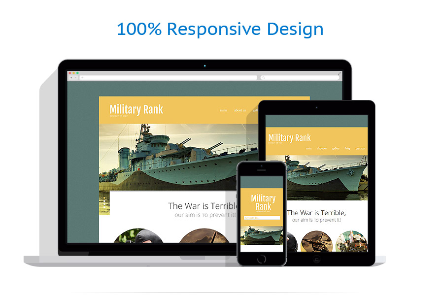 Sablon responsive de | Militar
 | ID: 979