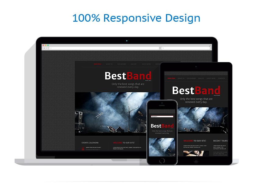 Sablon responsive de | Muzica
 | ID: 982