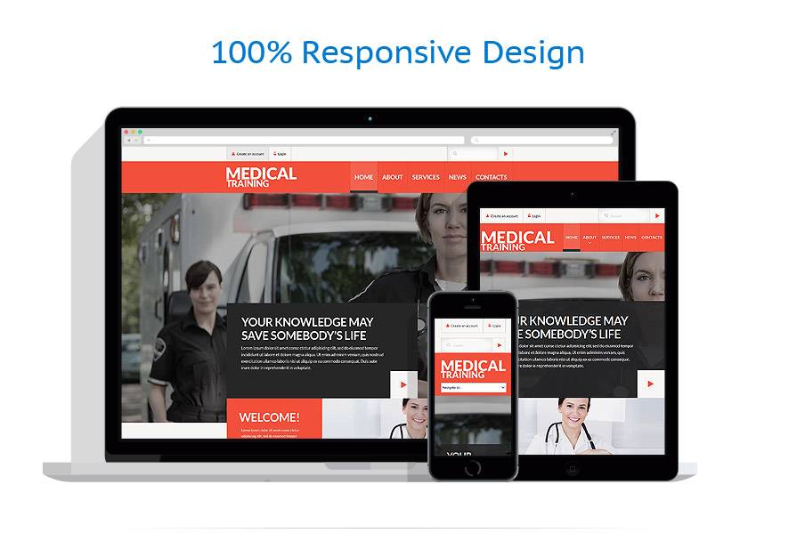 Sablon responsive de | Medical
 | ID: 986